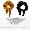Cashmere-like Wool Blend Scarf Solid Color Knitted Scarf Triangular Short Shawl  Women's Wear