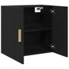 Wall Mounted Cabinet Black Oak Effect 60 x 30 x 60 cm Engineered Wood