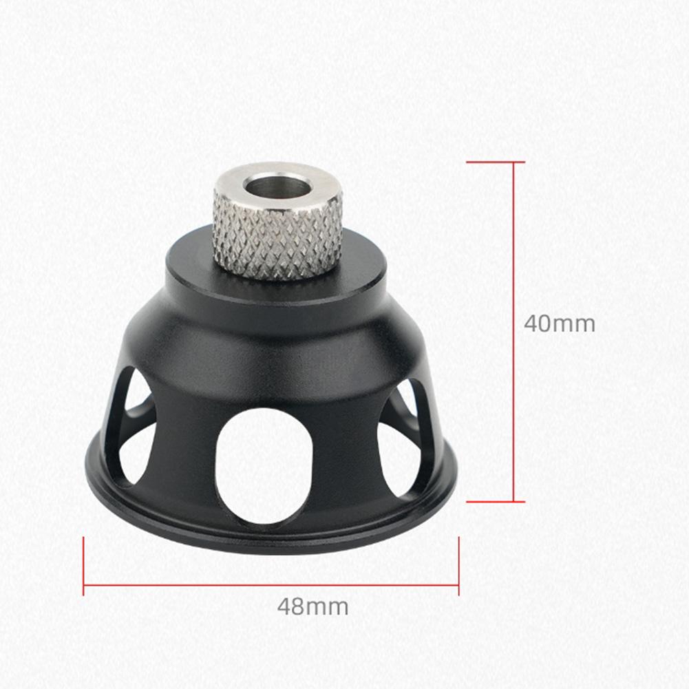 Drill Guide Locator With Bushing Woodworking Aluminum Alloy Hole Puncher Woodworking Blind Hole Positioning Drill Guide Tool