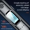 Non-contact Alcohol Tester Breathalyzer With LED Screen Digital Display 3-color Indicator Portable Breath Tester (English)