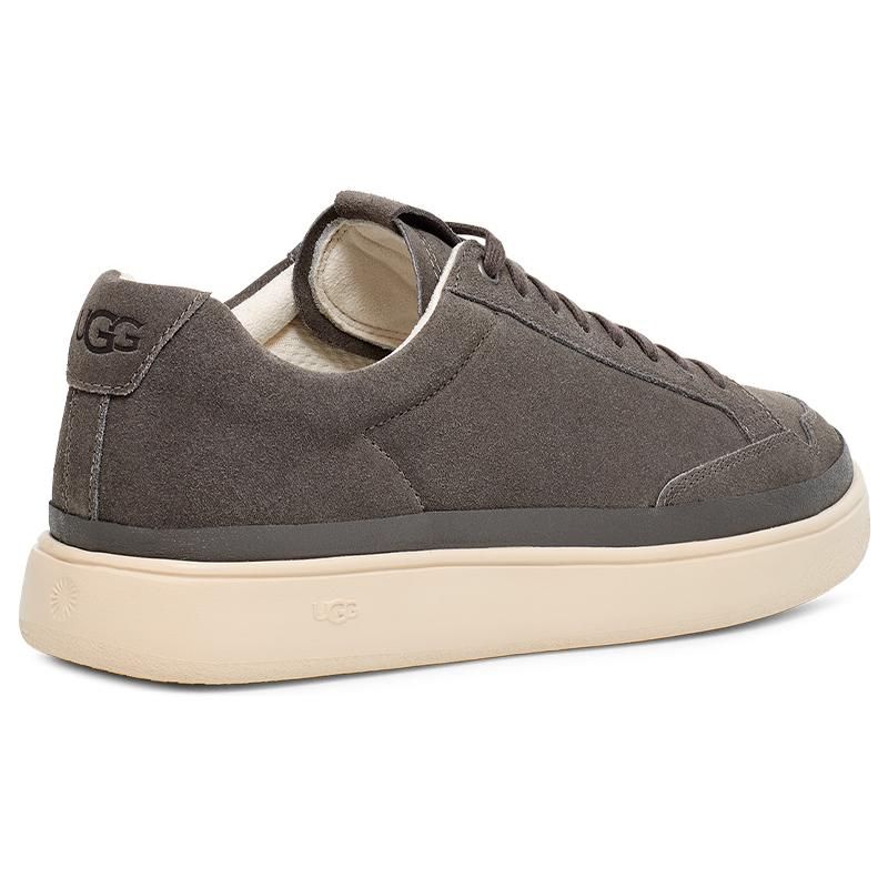 UGG Round Toe Lace-Up Comfortable Versatile Lightweight Durable Low-Top Sneakers Men Sneakers Charcoal 1154150-CHRC