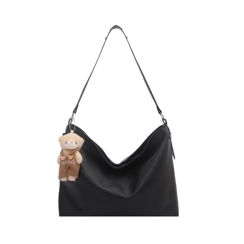 Lazy wind bowling bag women's autumn and winter new ancient casual shoulder bag large-capacity messenger bag