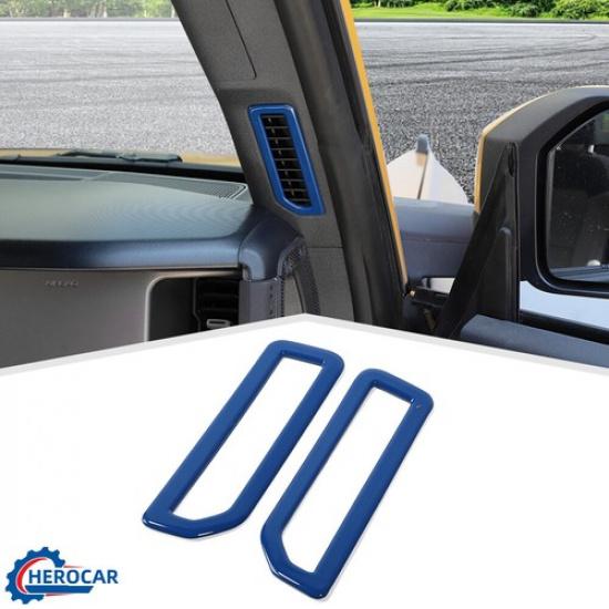 

2Pcs A-Pillar Air Vent Outlet Cover Decor Trim For Ford Bronco 22 23 24 25+