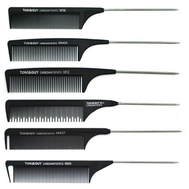 Professional Steel Tail Comb for Hairdressing - Perfect for Teasing, Updos, and Haircuts for Men and Women