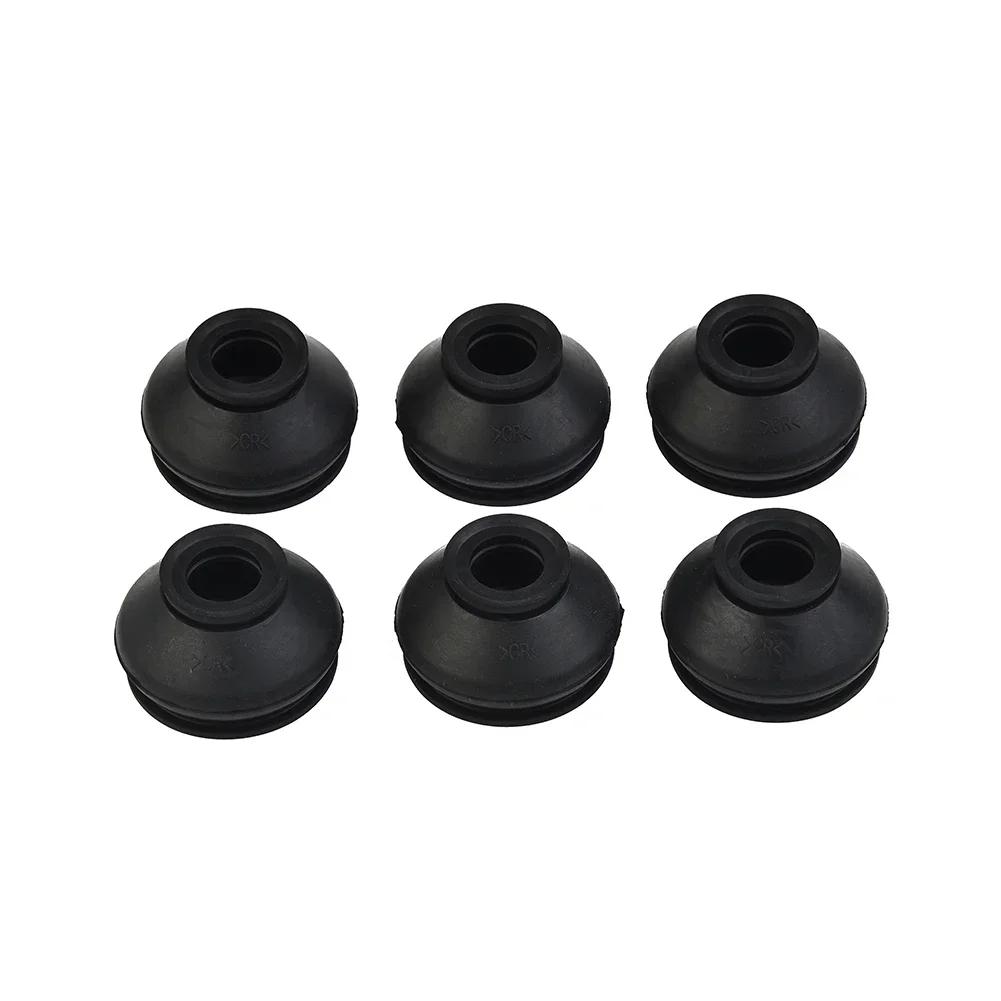 6Pcs Rubber Tie Rod End And Ball Joint Dust Boots Cover Upper Diameter 13mm Lower Diameter 30mm Height 23mm Ball Joint Boot