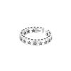Adjustable Open Ring Men Women Vintage Star Geometric Design Plated Copper Unisex Fashion Jewelry