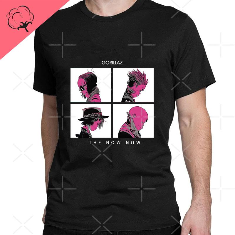 2026 New Funny Music Band Gorillaz Demon Days Casual TShirts Boy Crazy Tees Round Collar Short Sleeve T Shirts Clothing T Shirt