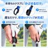 DuoRui Golf Grip Correction Device, Grip Trainer, Right-Handed, Compatible with 5860 Caliber Grips, Lightweight, BeginnerPractice Use, Black (Set of