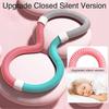 Weighted Soft Spring Hula Hoop for Adults (3lb)  Foldable, Portable Fitness Hoop for Weight Loss, Waist-Friendly & Upgraded Closed Silent Design for H