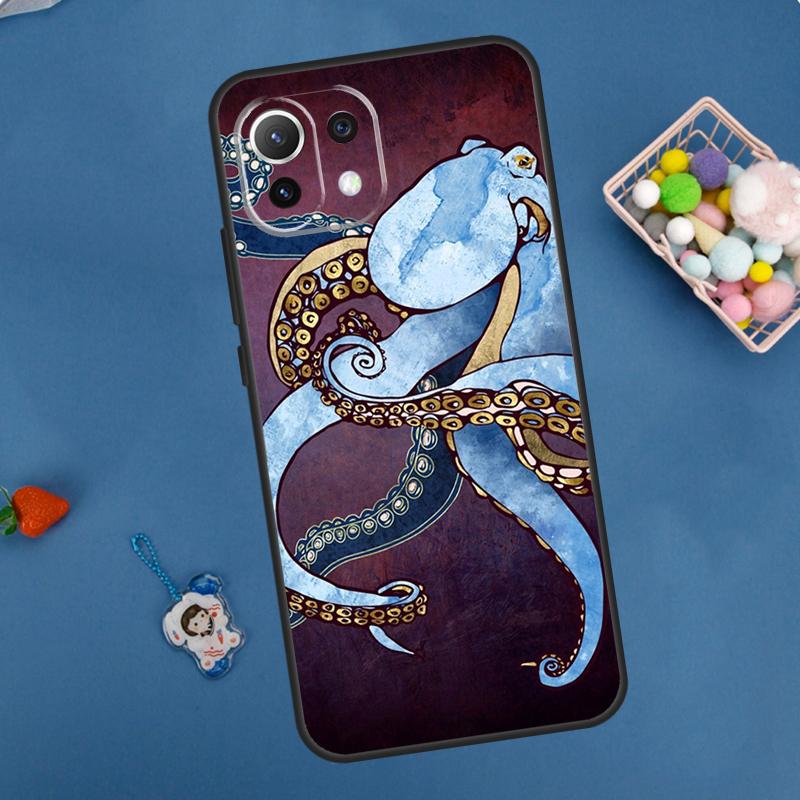 Marine Life Ocean Octopus Case For POCO F5 X3 X5 Pro X4 F4 GT C40 M5s F3 Cover For Xiaomi 13 12 Lite 12T 11T Pro 12X