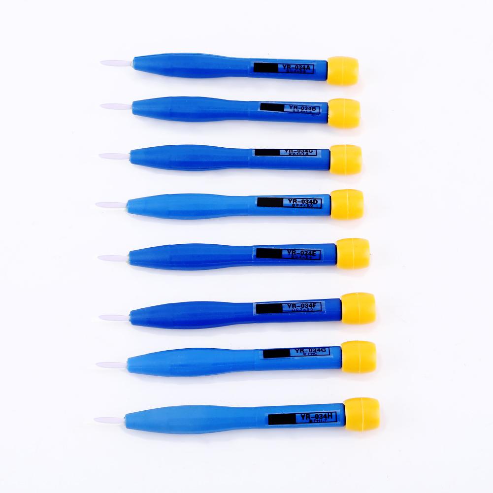 

8pcs Adjust Frequency Screwdriver Anti static Plastic Ceramic Set Home Hand Tools Useful New белый