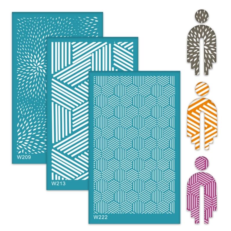 Reusable Silk Screen Stencils for Clay Jewelry Earrings, Texture Sheets for Clay