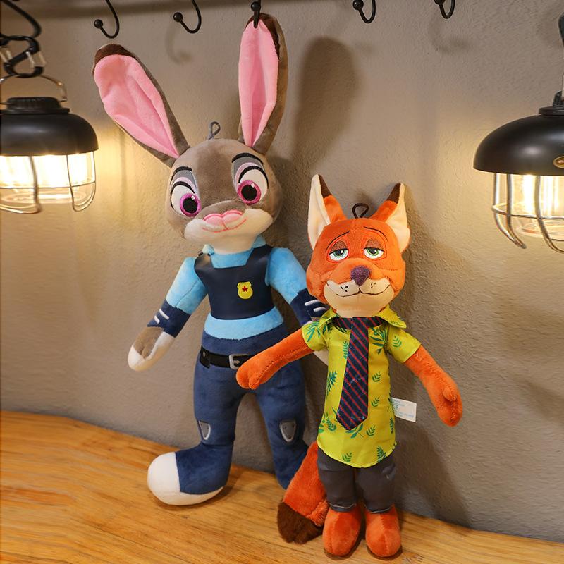 40-50Cm Zootopia Character Nick Wilde Judy Hopps Cartoon Cute Toy Doll Model Birthday Christmas Gift Children Friends for Kid Friendly Entertaining 2