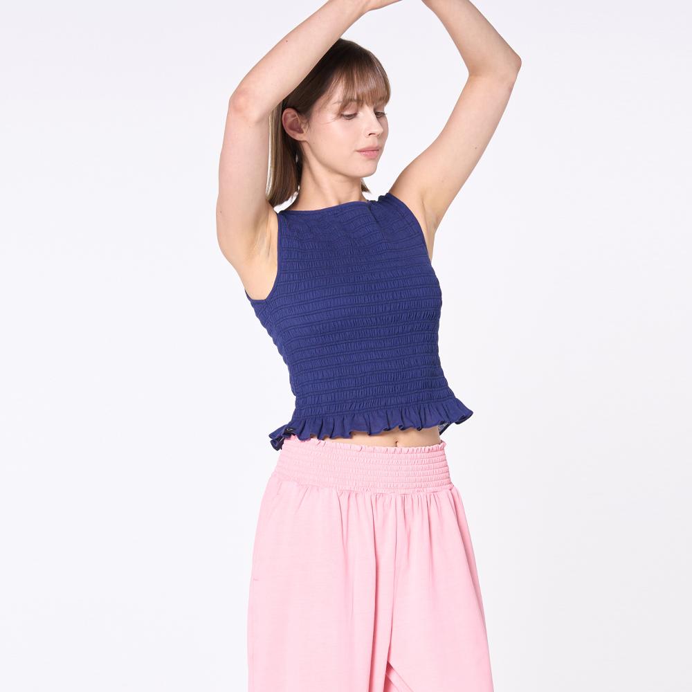 Oz Is Ozts1227 Full Smoking Cotton Sleeveless - Navy Navy/S