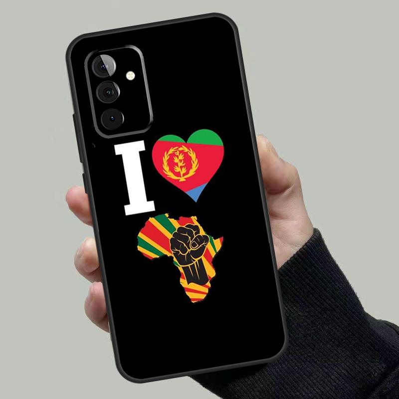 Eritrea Flag Case For Samsung Galaxy A33 A53 A13 A23 A17 A06 A16 A56 A36 A54 A34 A14 A52 A32 A15 A35 A55