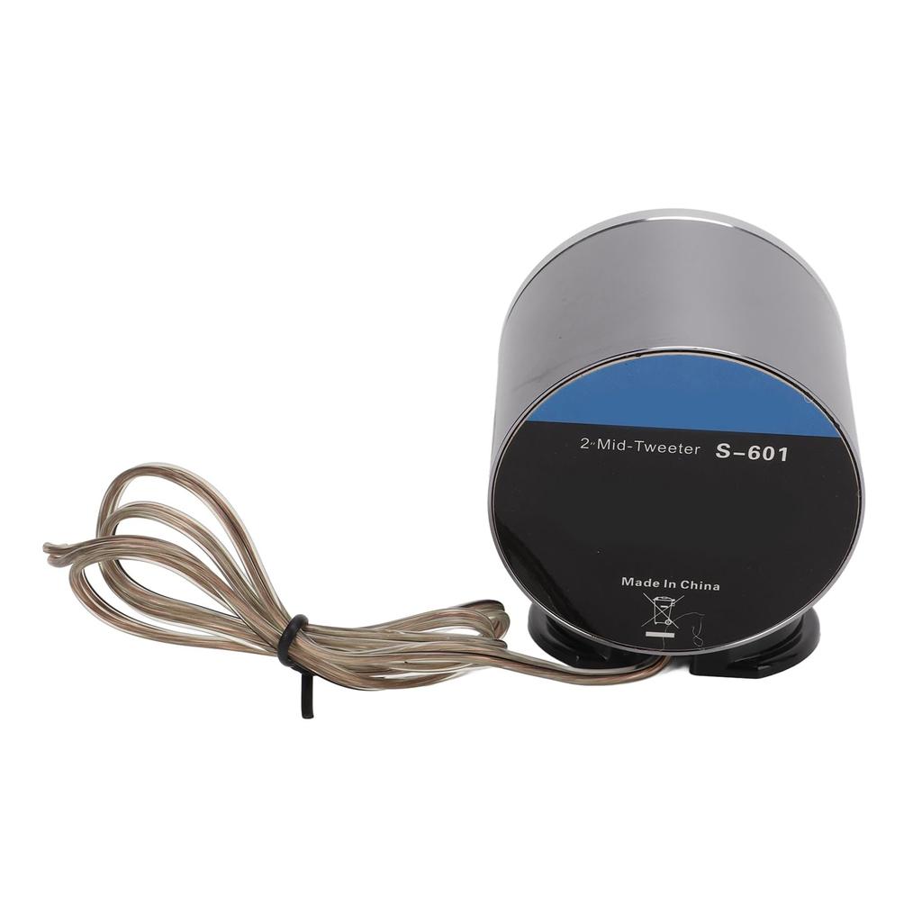 Car Audio Stereo Sound Clear Mid and Treble Playback 360 Degree Surround 2.5" Mid-Range Speaker with Treble Crossover