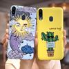 For Samsung Galaxy M10 M20 M30 Case Stylish Cartoon Sunflower Soft Silicone Phone Back Cover For Samsung M 10 20 30 M305F Fundas