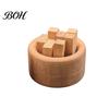 Black Walnut Wood Diffuser Wooden Essential Oil Diffuser, Beech Aromatherapy Small Round for Home Offices Cars Yoga Rooms No Electricity