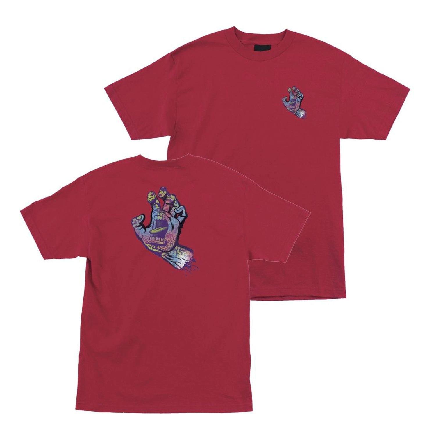 Santa Cruz Skateboards Shirt Obscure Hand Fuji Red S разноцветный