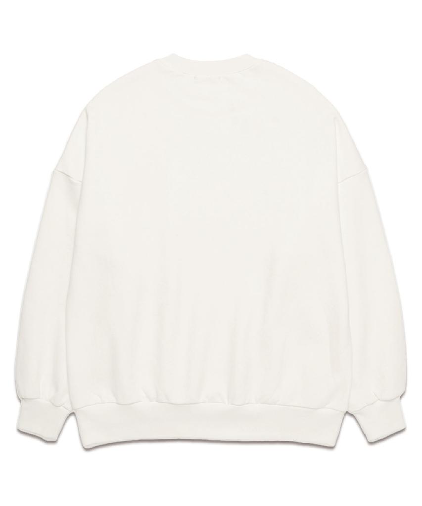 VANNWORKS Activity Arch Oversized Sweatshirt (Vls0051) White/Black
