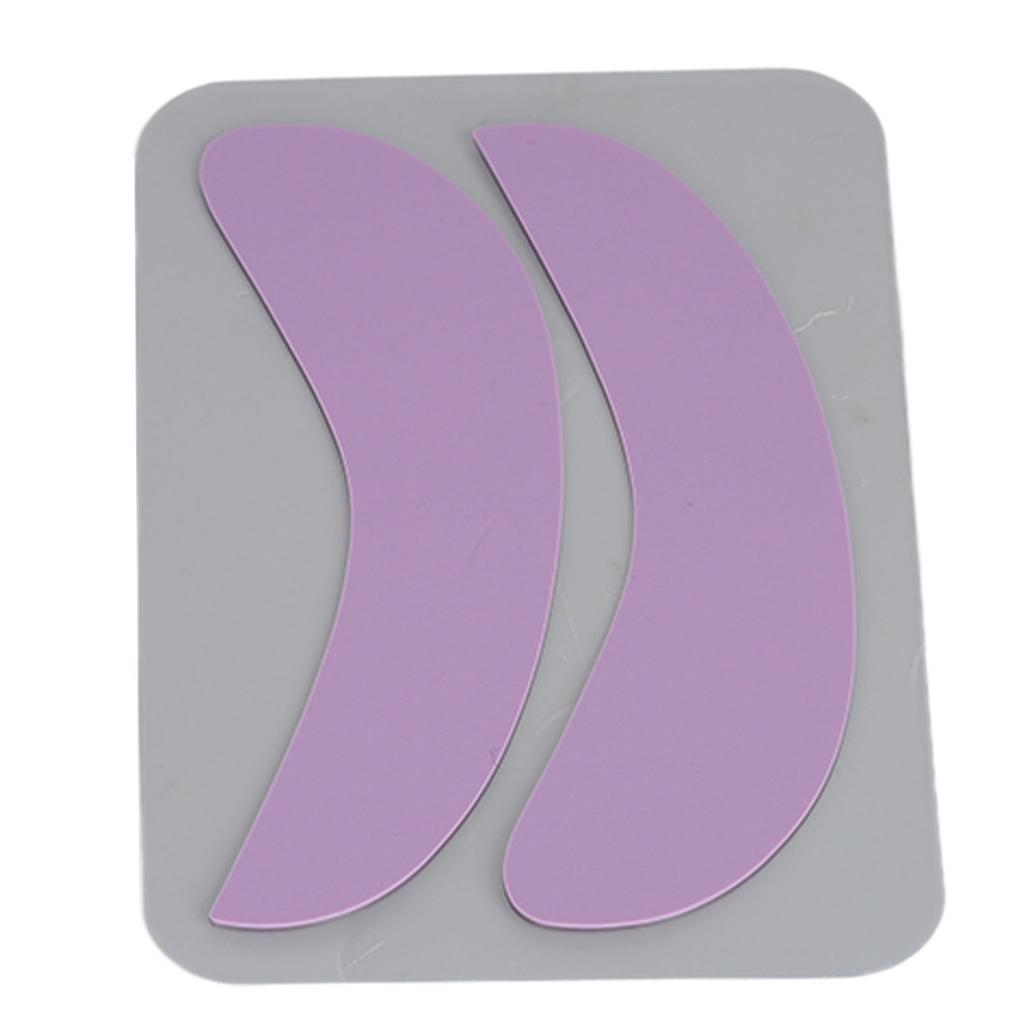 10 Par Ögonfransförlängning Under Ögonlappar Halvmåneformade Återanvändbara Silikon Ögonlappar för Fransympning