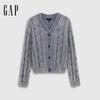 GAP Women's Cotton Cable Knit V-Neck Cardigan
