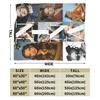 Nina Chuba Music Singer Blankets  Warm Aesthetic Plush Throw Blanket For Boy Girl Couch Chair Flannel Bedspread Bed Cover