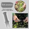 2pcs Ergonomic Hand Tiller Manual Gardening Digging Fork Manual Cultivator  Plant Growth Support