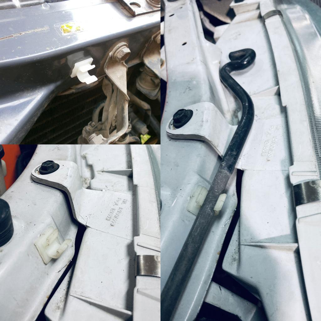 Bonnet Rod Hood Prop Clip Support Holder Trim Protective Strip For Toyota Hilux Land Cruiser Camry Celica Corolla 5345514020