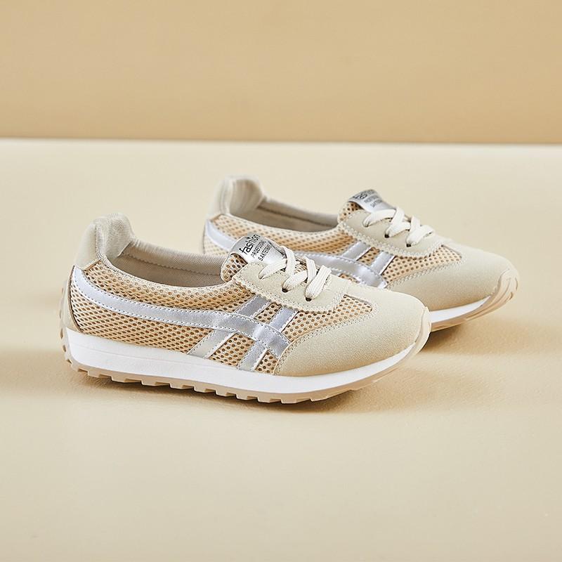 Dexun shoes 2025 summer new retro versatile light breathable cute comfortable lace-up Chinese women's shoes casual shoes