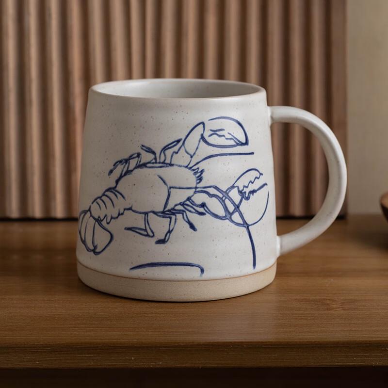 SX Simple Creative Vintage Ceramic Coffee Mug