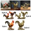 Huhn Figurine Harz Glück Handwerk Dekorative Hahn Skulptur Hahn Statue für Neue Jahr Party Urlaub Hotel Schreibtisch Ornamente