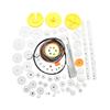 82Pcs Plastic Gear Package Kits DIY Gear Assortment Accessories for Toy Motor Car Robot Various Gear Axles Belt Bushings