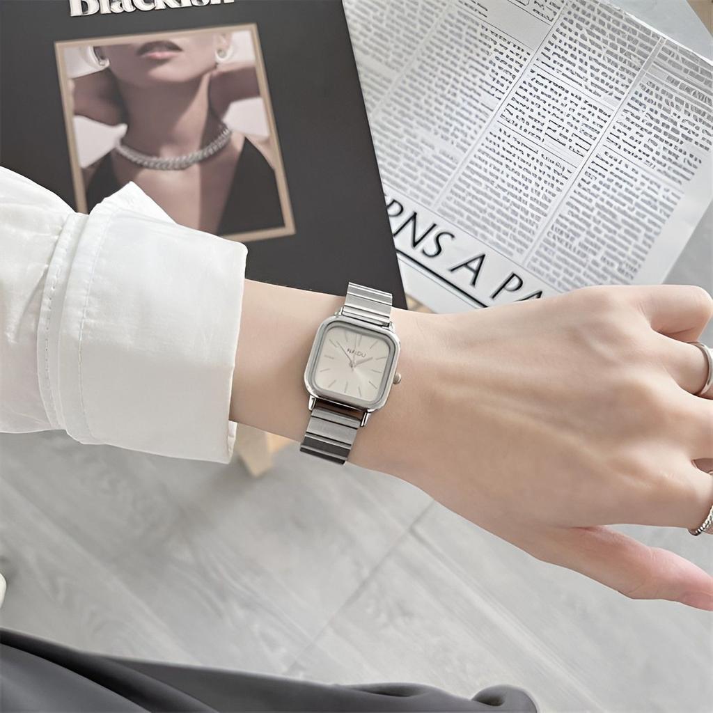 Simple Square Watch Women'S Fashion Light Luxury Exquisite Niche Trend Female College Student Women'S Watch