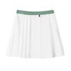 Skechers SS25 Classic Series Fashion Simple Moisture-Wicking Quick-Drying Breathable Casual Skirt Women skirts Bright-White L225W039-0019