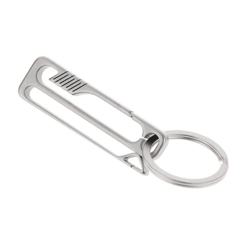 Metal Alloy Carabiner Keychains Clip Quick Releases Key Rings Small Carabiner Clip Waist Hanging Keychain Buckles