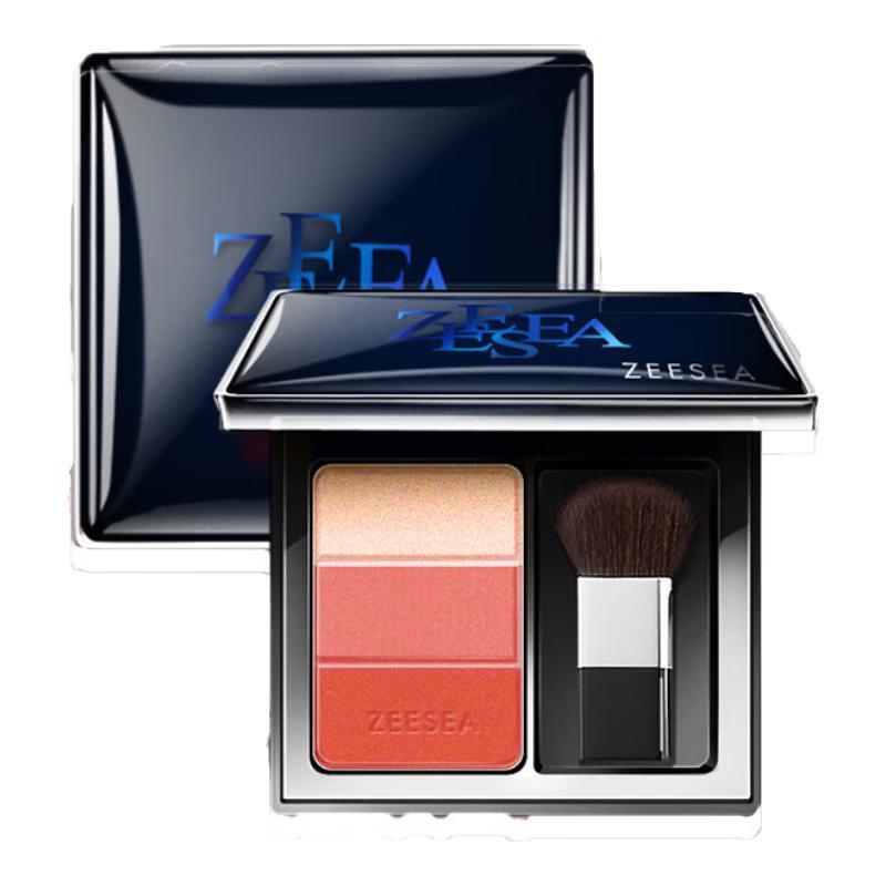 

ZEESEA Three-Color Shimmer Blush & Contour Palette