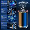 Car Air Freshener With Starry Sky Lamp 3 Color Essential Oil Fragrance Diffuser Auto Sound Pickup Ambient Light Aromatherapy