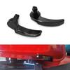 Aluminum Motorcycle Saddle Bag Latch Kit For Harley Davidson Electra Glide Street Glide Road King 14-21 Black Silver
