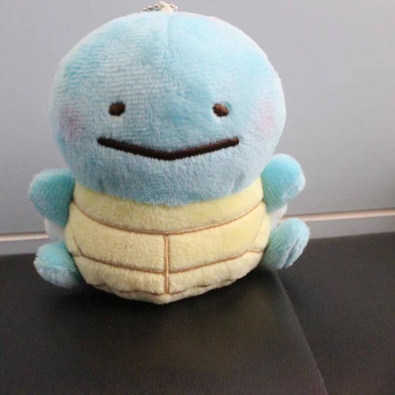 Xmas Pokemon Plush Toy Anime Figure Pikachu Charizard Mewtwo Eevee Mew Lucario Gengar Stuffed Doll Pendant Toy Kids 10cm Gift