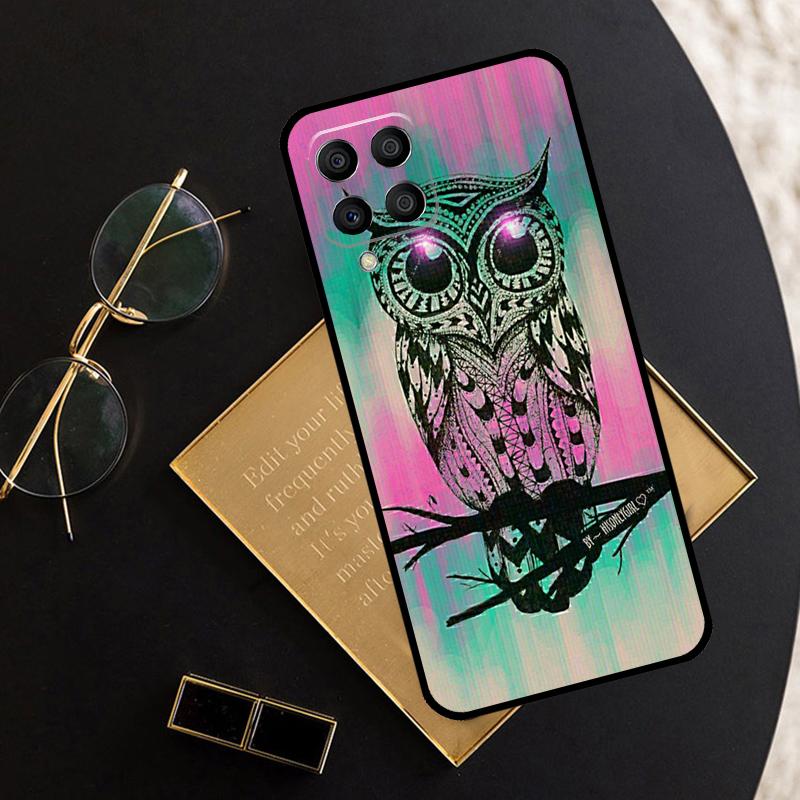 Süße Cartoon-Eule Für Samsung Galaxy M16 M06 M12 M13 M14 M15 M35 M55 M34 M54 M33 M53 M21 M31 M11 M32 M52 Hülle