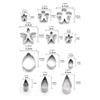 12Pcs Flower Shape Cookie Molds Biscuit Cutters 304 Stainless Steel Baking Supplies For Creative Dessert Pastries Tool