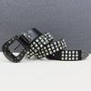 European and American Ins Style High-quality Belt, Fashionable Punk Style Belt, Women's Riveted Rhinestone Belt