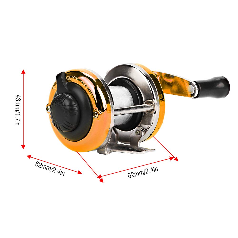 Fishing reel for lakes and Reel with interchangeable handles for left and Spinning Small and Fishing Stainless dams, ponds, rivers, oceans. right. 1.