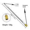 Metal Universal Soft Shaft 300mm Magnetic Connection Limit Extension Rod 1/4 Hexagonal Screwdriver Bits Direction Change Tool