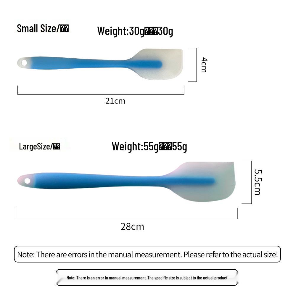 

Маленькая полупрозрачная силиконовая лопатка для выпечки Small Semi-Transparent Spatula - Red