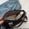 Fashion Women Crossbody Puffer Bag Padded  Inflated Bag Down Cotton Padded Wide Shoulder Strap Shoulder Bag