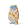 Nightingale and Rose Ceramic Vase: High-End Pastoral Flowers & Birds Ornament for Living Room