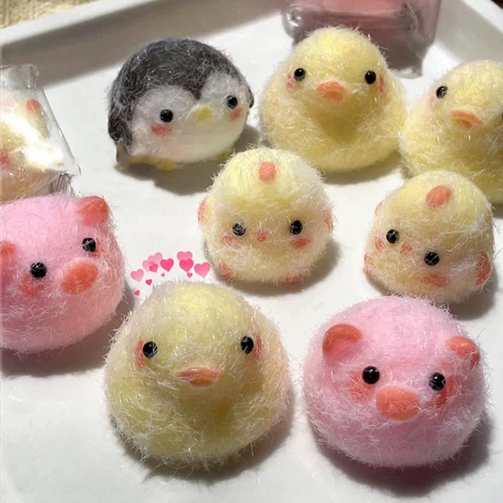 Sticky TPR Anti-stress Toys Mini Chick Pig Penguin Fidget Toy Stress New Relief Toy Relief Mini A4G9