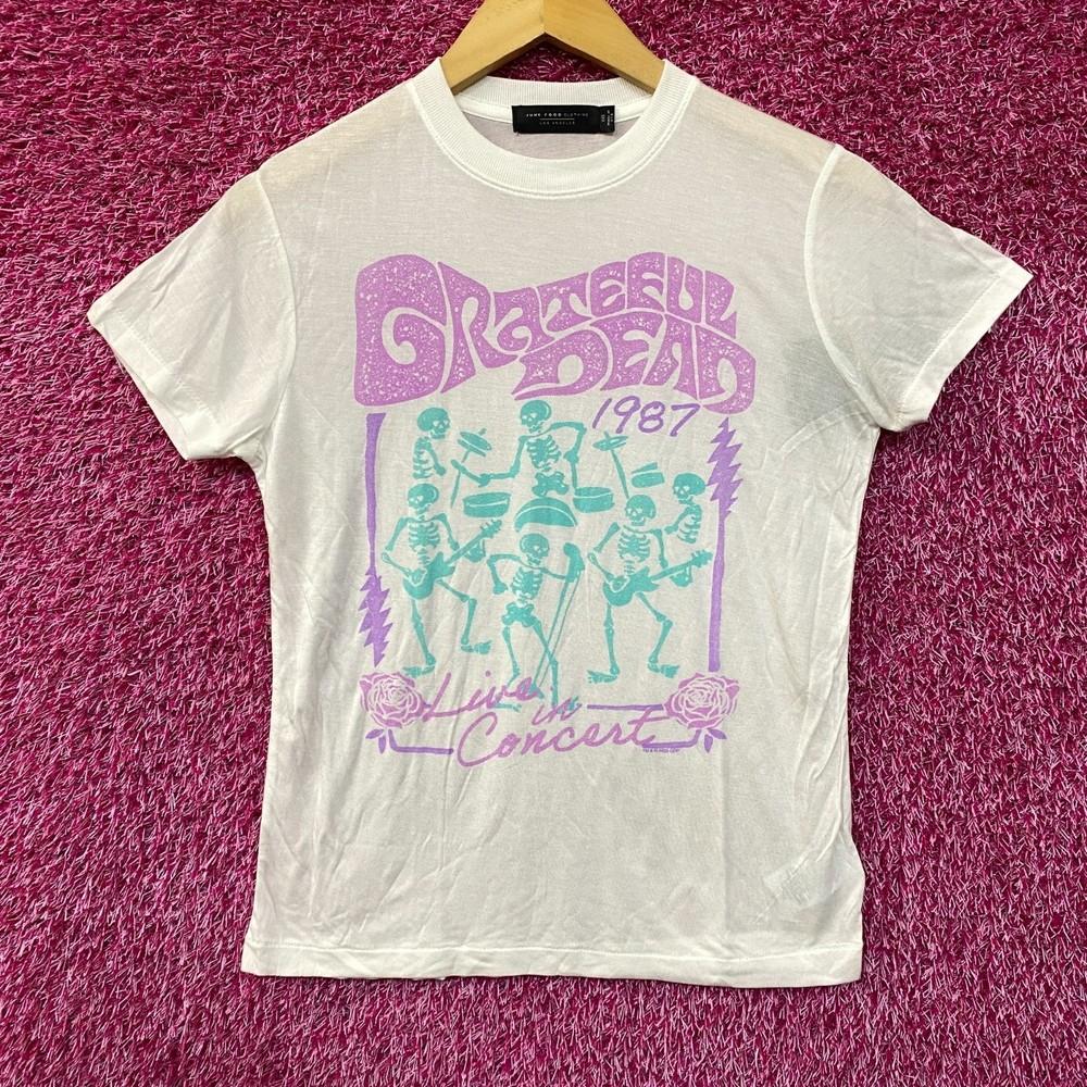 

Grateful Dead Live In Concert Vintage Style Tissue TShirt Extra Extra Small Unisex T-Shirt L